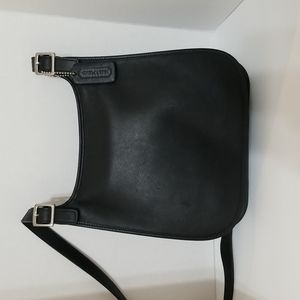 Coach Black Small Hippie Flap Bag Purse